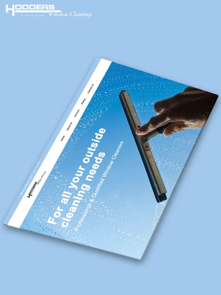 Website design for Hodders Window Cleaning